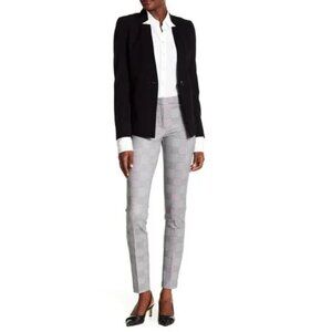 Amanda & Chelsea Glen Plaid Front Zip Ponte Pants